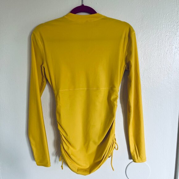 Sailbee Yellow Rash Guard Size Medium - Picture 4 of 4